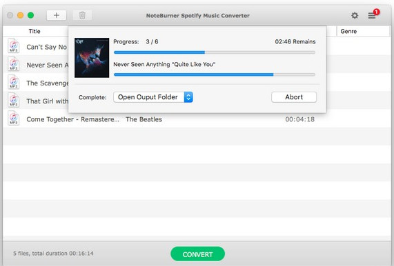 Noteburner Spotify Music Converter Download Mac